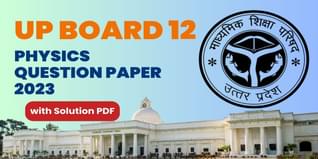 UP Board Class 12 Physics Question Paper 2023 with Answer Key (March 1, Code 346 BW)